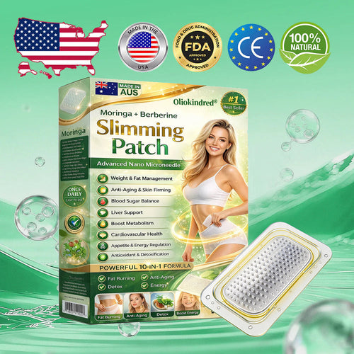 2026 Breakthrough: Lose Stubborn Fat While Keeping Skin Tight – New Oliokindred® BerberineExtract 6-in-1 Nano Microneedle Patch