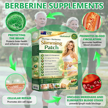 2026 Breakthrough: Lose Stubborn Fat While Keeping Skin Tight – New Oliokindred® BerberineExtract 6-in-1 Nano Microneedle Patch