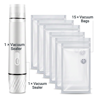 Mini Handheld Vacuum Sealer – Compact Storage & Travel Solution