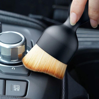 Multi-Purpose Soft Fur Car Interior Brush – Gently Clean Vents, Dashboards & Dusty Surfaces