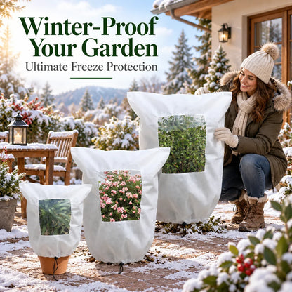 Plant Frost Cover Nonwoven Reusable Warm Shrubs Blanket