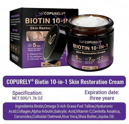 🔥LAST DAY 50% OFF - COPURELY® Biotin 10-in-1 Skin Restoration Cream