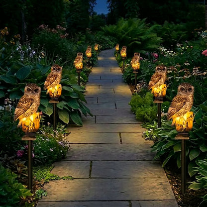 ✨Last Day Promotion 49% OFF--Waterproof Solar Owl Light