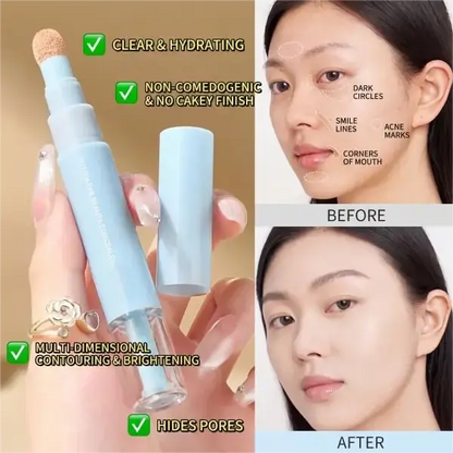 Concealer & Foundation mit Doppeleffekt Augen-Concealer – 24 Stunden lang haltbar, hohe Deckkraft, mattes Finish.