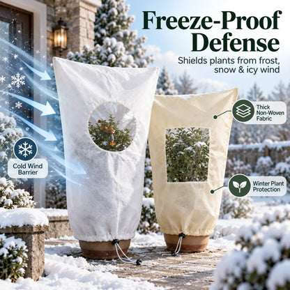 Plant Frost Cover Nonwoven Reusable Warm Shrubs Blanket
