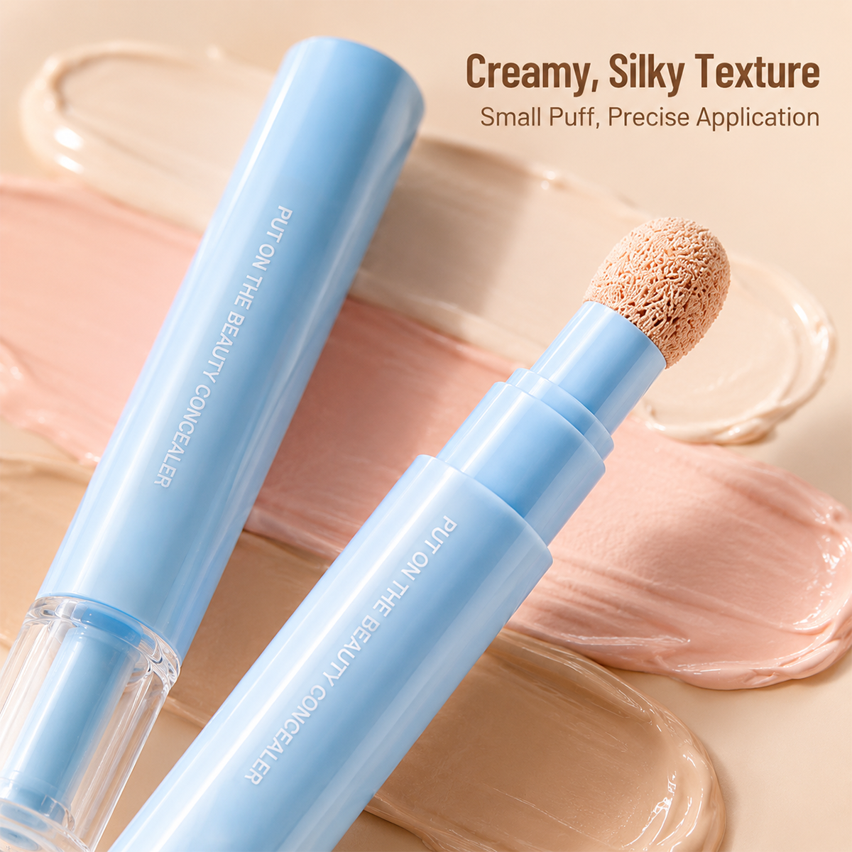 Concealer & Foundation mit Doppeleffekt Augen-Concealer – 24 Stunden lang haltbar, hohe Deckkraft, mattes Finish.