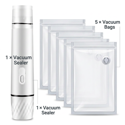 Mini Handheld Vacuum Sealer – Compact Storage & Travel Solution