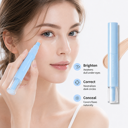 Concealer & Foundation mit Doppeleffekt Augen-Concealer – 24 Stunden lang haltbar, hohe Deckkraft, mattes Finish.