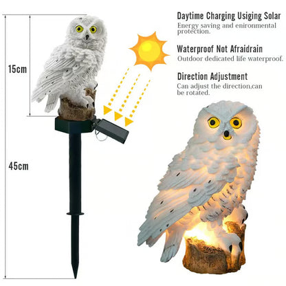 ✨Last Day Promotion 49% OFF--Waterproof Solar Owl Light