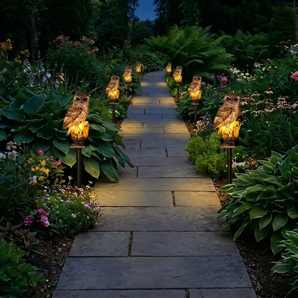 ✨Last Day Promotion 49% OFF--Waterproof Solar Owl Light