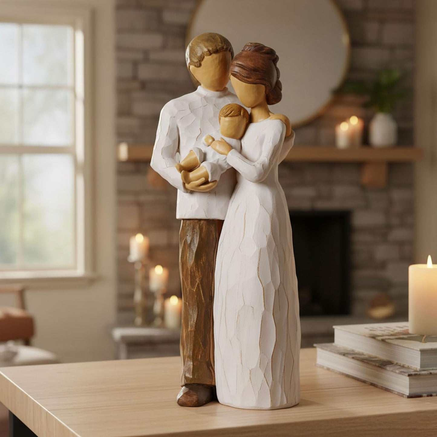 Mother Daughter Figurine