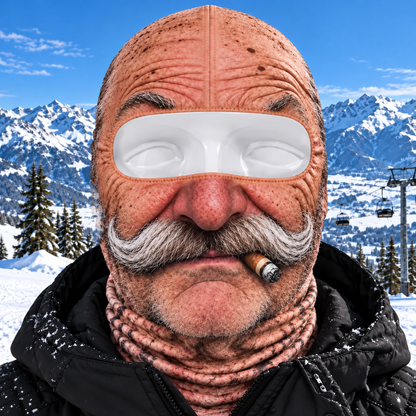 Custom Funny Ski Mask - Personalized Birthday Gifts For Ski Lovers - Born For The Slopes