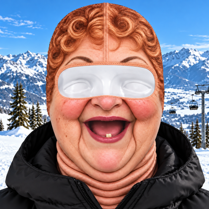 Custom Funny Ski Mask - Personalized Birthday Gifts For Ski Lovers - Born For The Slopes