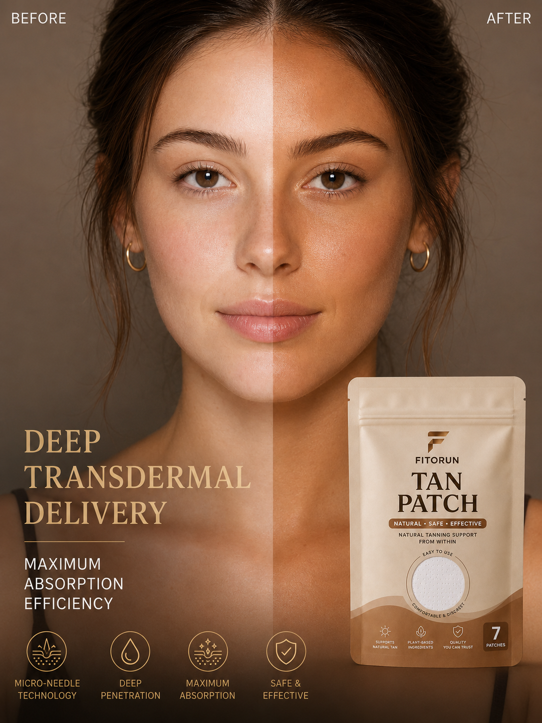 Up to 85% OFF FITORUN Transdermal Tanning Patch