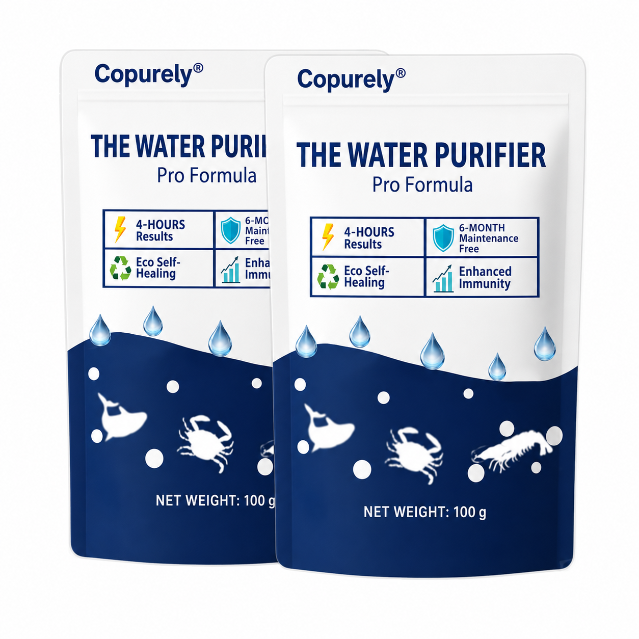 ✨ From Green to Clean Overnight! |⏱️ Crystal Clear in 24 Hours! | Copurely®The Water PurifierPro Formula