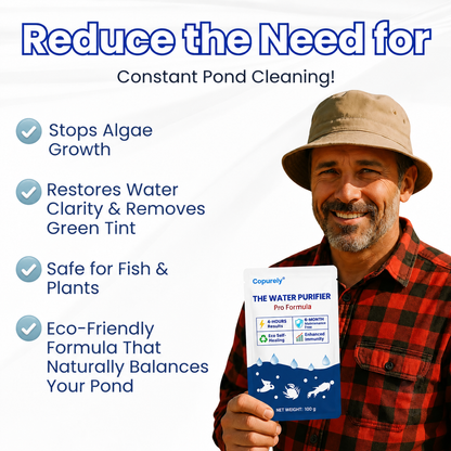 ✨ From Green to Clean Overnight! |⏱️ Crystal Clear in 24 Hours! | Copurely®The Water PurifierPro Formula