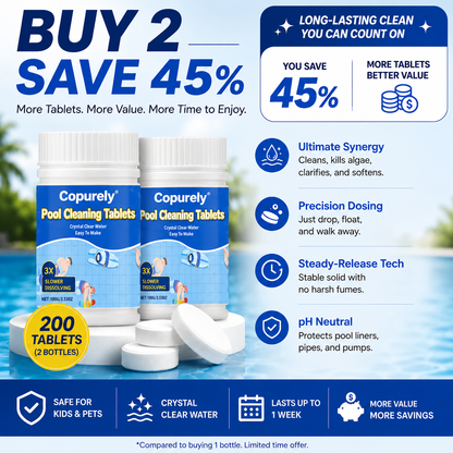 The Next-Gen Pool Purifier is here ✨ 2X Stronger Algae Control, Gentle & Safe for Kids! 👨‍👩‍👧‍👦