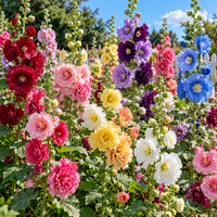 🔥 HOT🌺 Multi-Color Double-Flowered Hollyhock