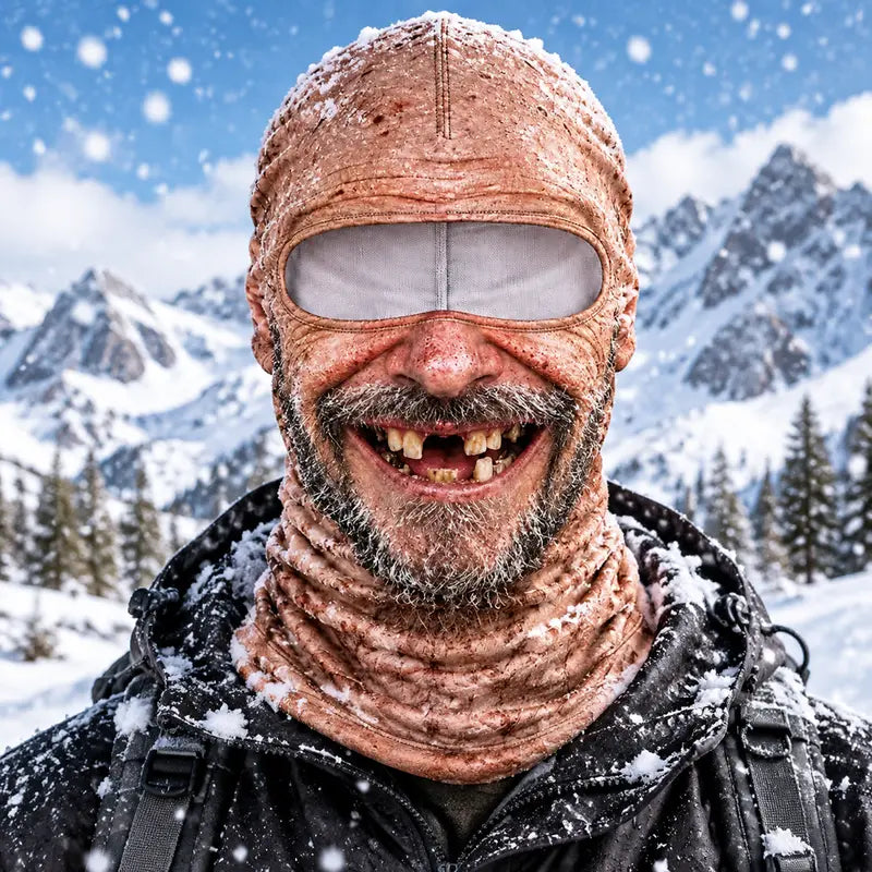 Custom Funny Ski Mask - Personalized Birthday Gifts For Ski Lovers - Born For The Slopes