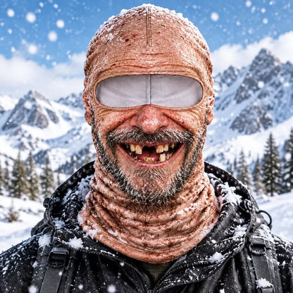Custom Funny Ski Mask - Personalized Birthday Gifts For Ski Lovers - Born For The Slopes