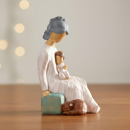 Mother Daughter Figurine