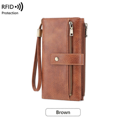 Women's RFID Blocking Leather Wallet