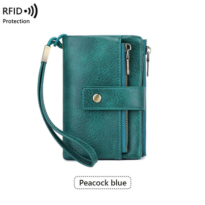 Women's RFID Blocking Leather Wallet