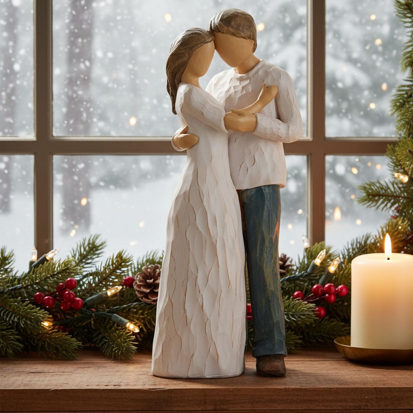 Mother Daughter Figurine