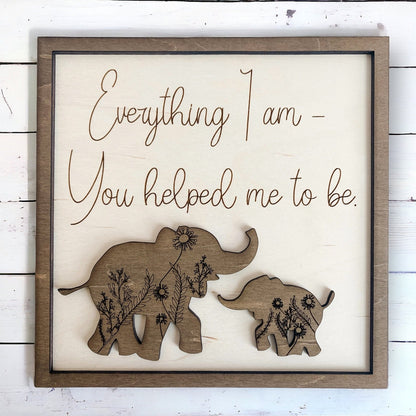 Family Sign Wall Art Display Piece
