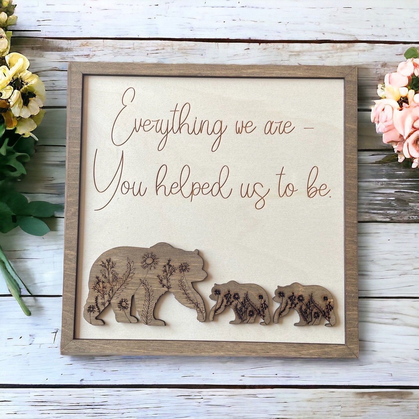 Family Sign Wall Art Display Piece