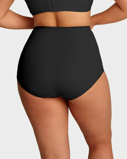 ✨Plus-Size High-Waist Cross Tummy Control Panties