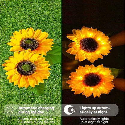 🌞Solar LED Sunflower Garden Lights