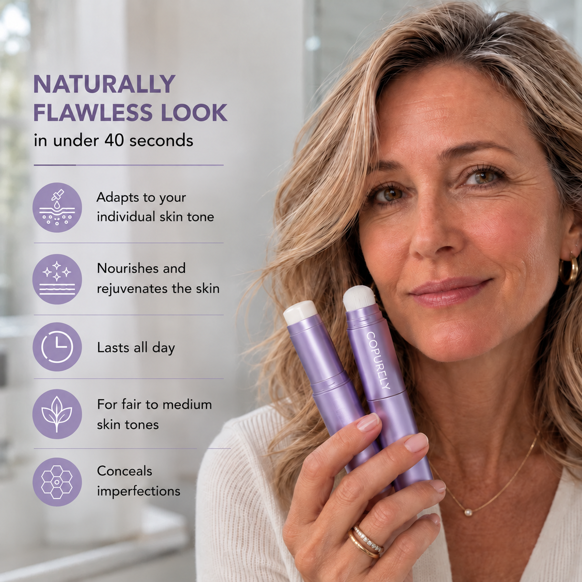 Changing Foundation Stick – The stick that makes mature skin glow again