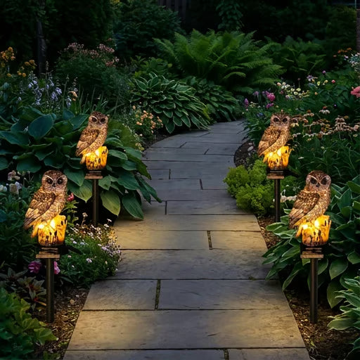 ✨Last Day Promotion 49% OFF--Waterproof Solar Owl Light