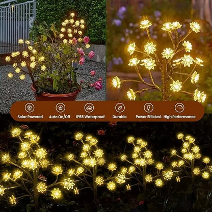 Outdoor Waterproof Cherry Blossom Multicolor Solar Garden Lights🌞💡