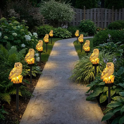 ✨Last Day Promotion 49% OFF--Waterproof Solar Owl Light