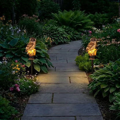 ✨Last Day Promotion 49% OFF--Waterproof Solar Owl Light