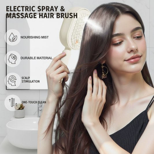 ✨ 2026 Upgraded 4-in-1 Steam Hair & Scalp Massager – Straighten, Detangle & Reduce Frizz